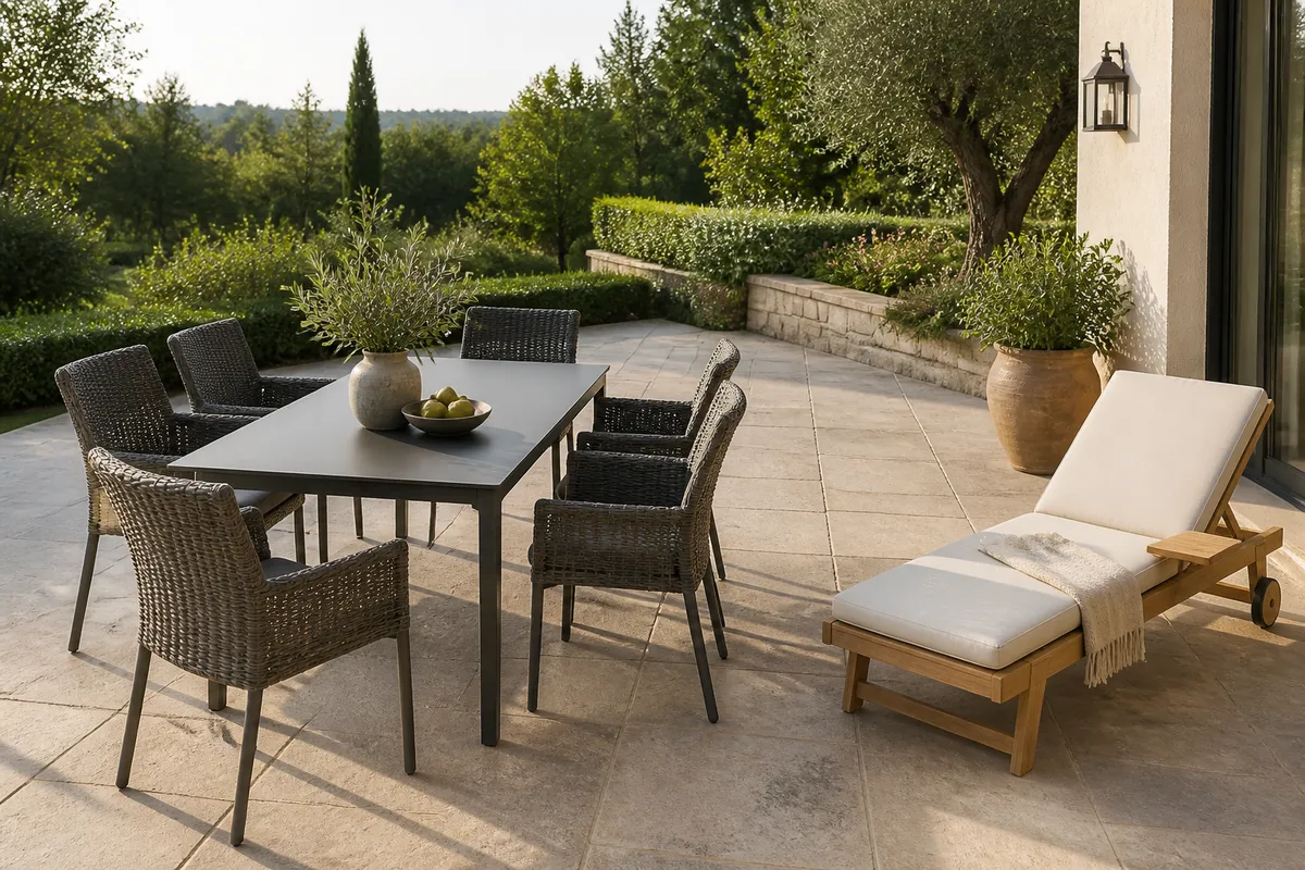comparatie materiale mobilier exterior durabil