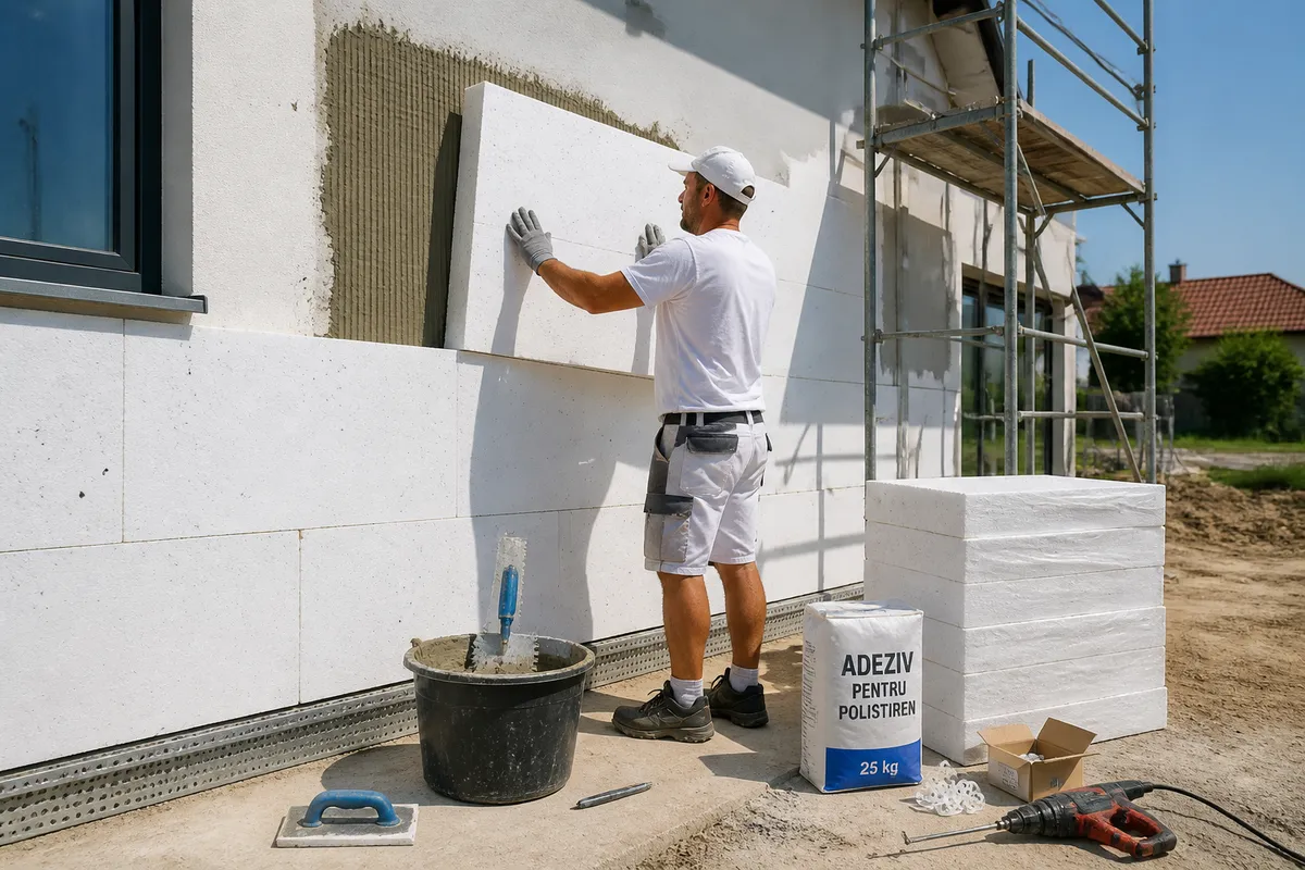 izolație termică fațadă vară materiale construcții
