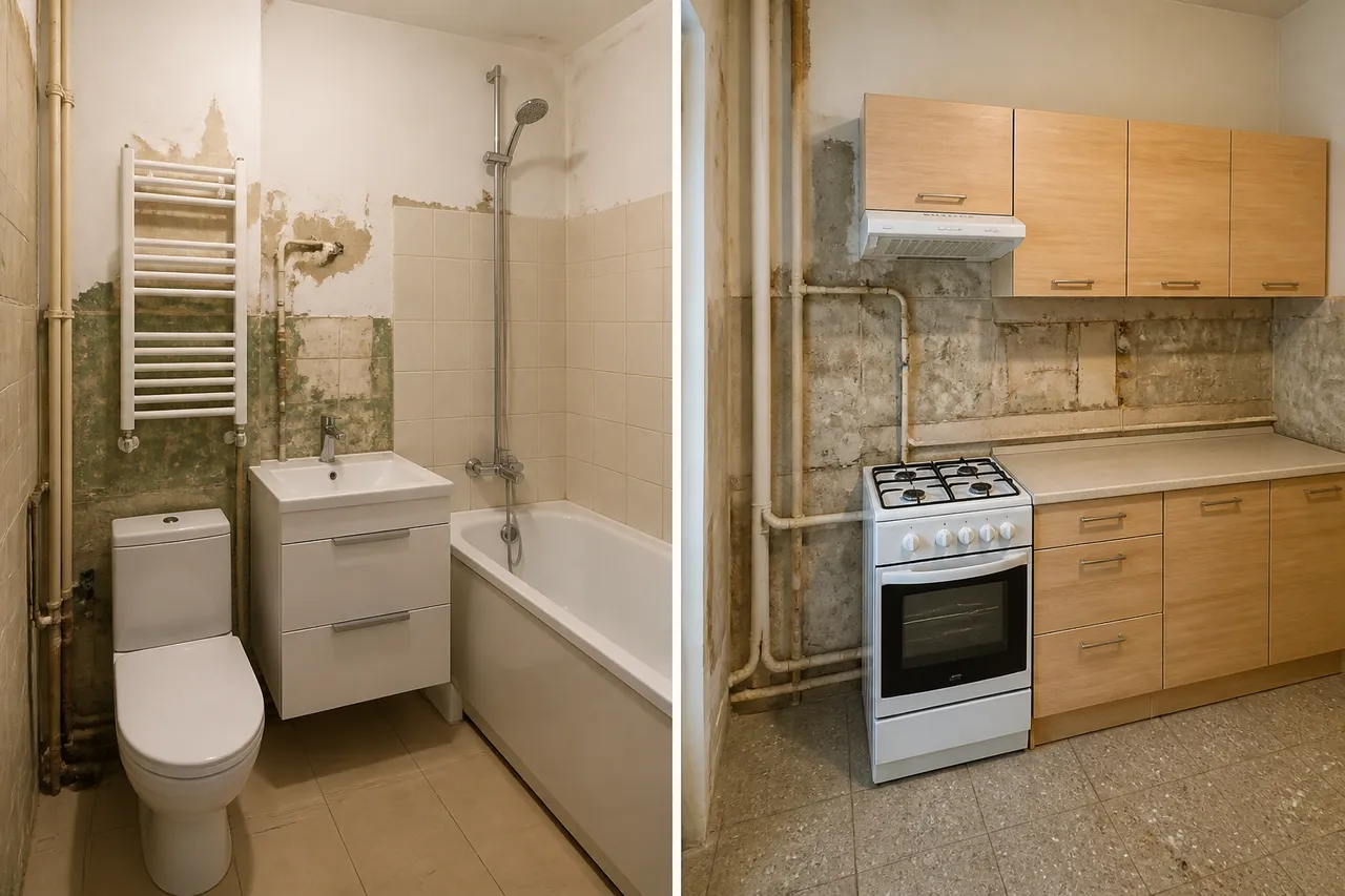 renovarea instalațiilor într-un apartament vechi