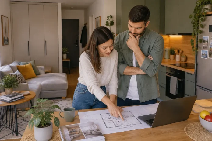 Apartamentele mici funcționează mai bine cu mobilier mixt decât cu soluții uniforme Apartamentele mici funcționează mai bine cu mobilier mixt decât cu soluții uniforme