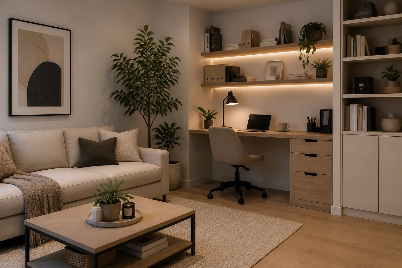 birou acasă integrat în designul interior