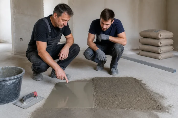 Șapa autonivelantă nu este mereu alegerea potrivită la renovări