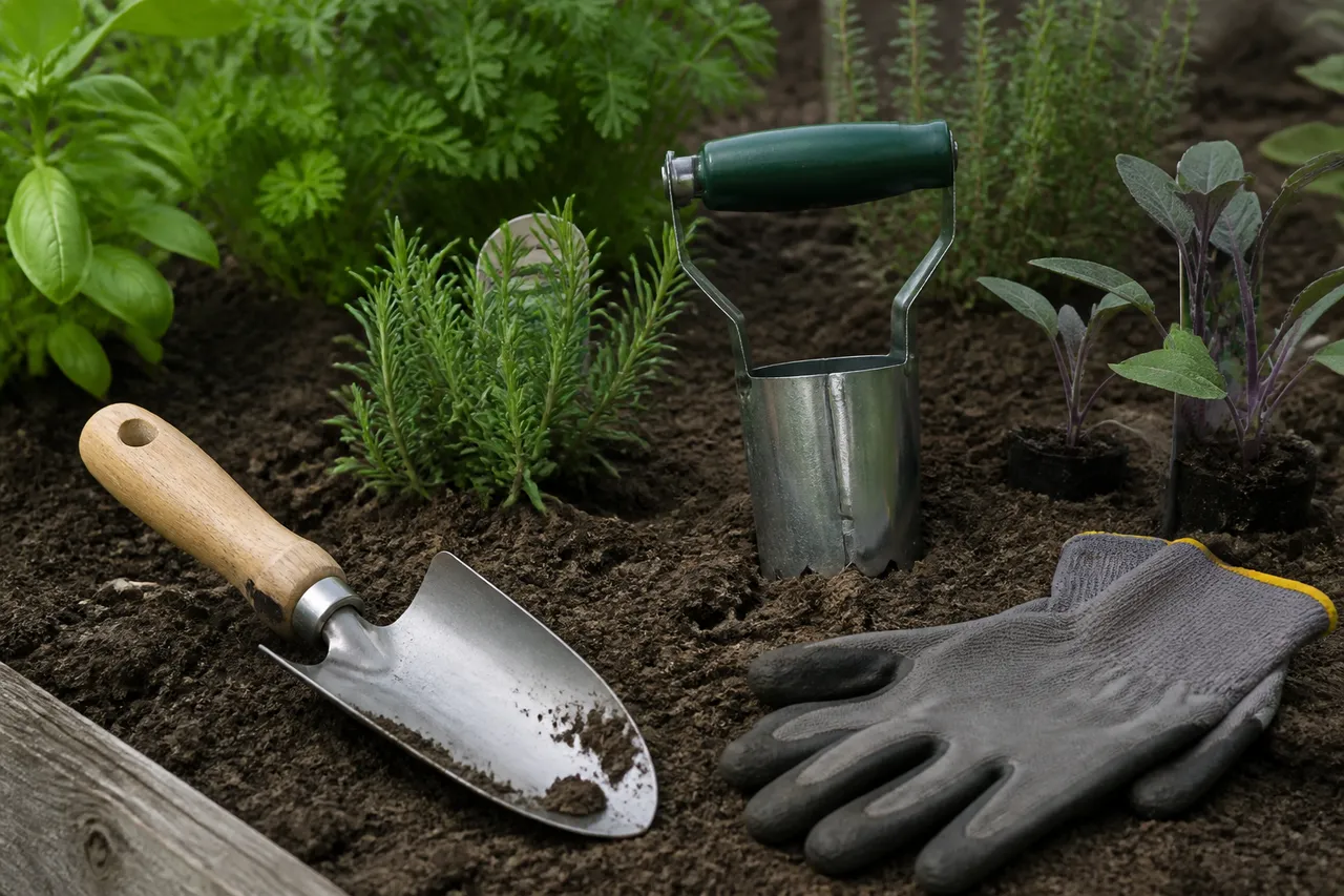 unelte manuale pentru plantare în grădină mică