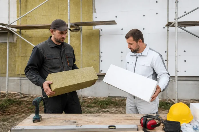 Vată minerală sau polistiren expandat pentru pereții exteriori ai casei Vată minerală sau polistiren expandat pentru pereții exteriori ai casei
