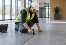 Pardoselile mari fără rosturi de dilatație ajung să se repare greu Pardoselile mari fără rosturi de dilatație ajung să se repare greu